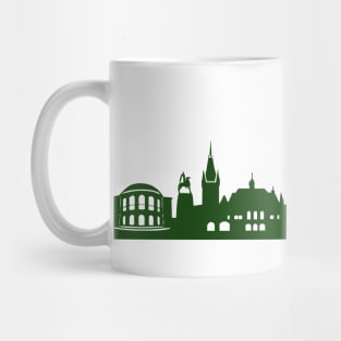 FREIBURG skyline in forest green Mug